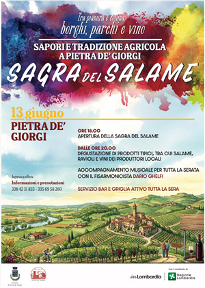 Sagra del Salame a Pietra de' Giorgi – Venerdì 13 giugno 2026