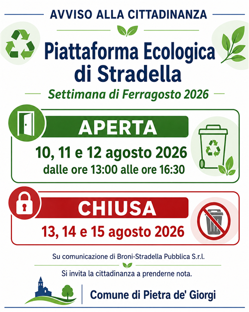 Piattaforma Ecologica di Stradella